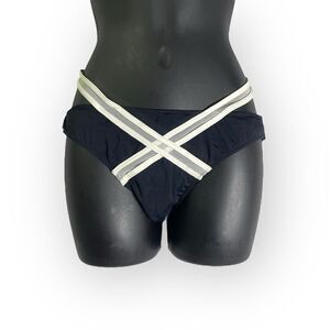 Super Fly Honey Pole Apparel Bottoms Black and White Lace Strappy